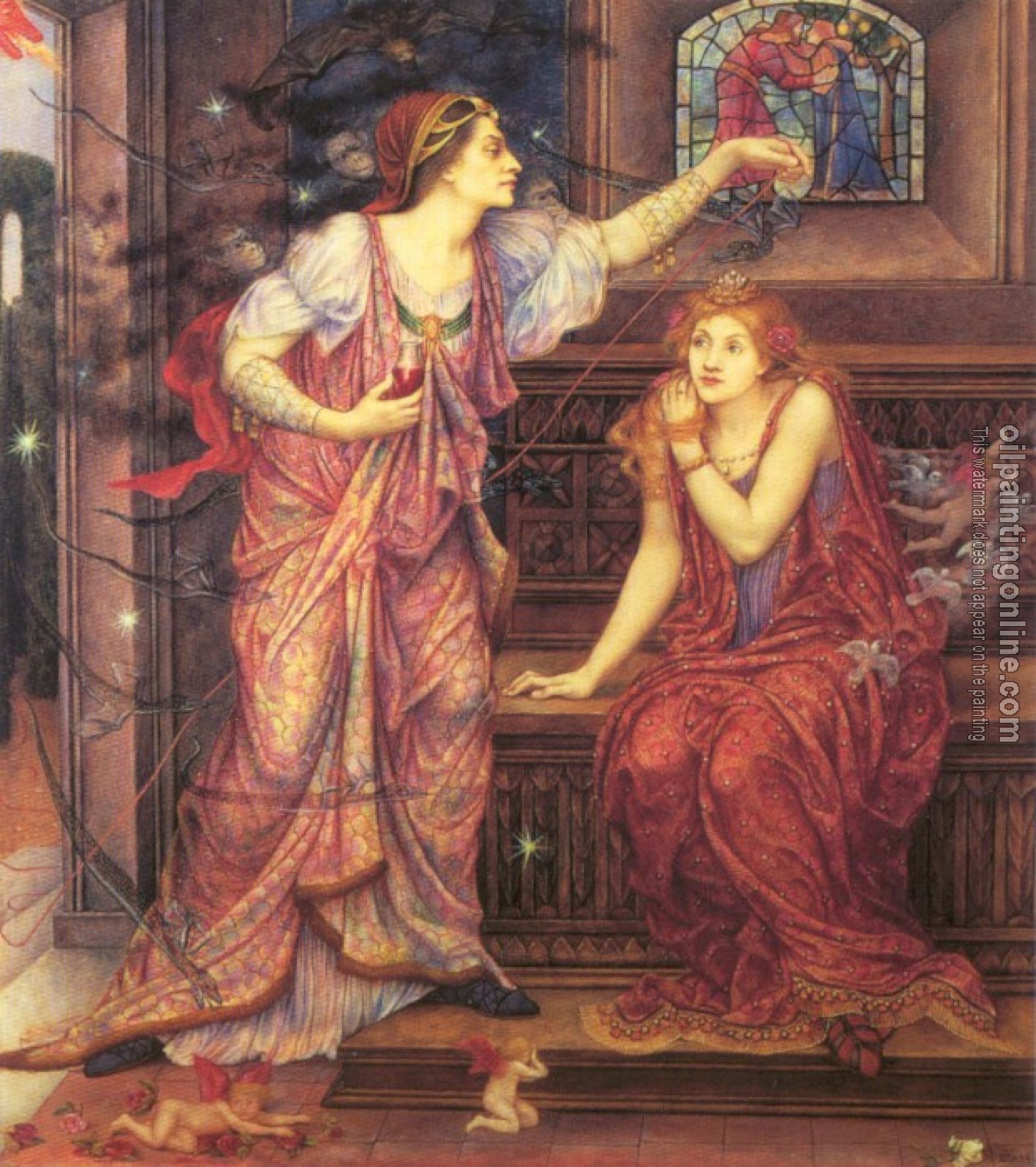 Morgan, Evelyn De - Queen Eleanor and Fair Rosamund